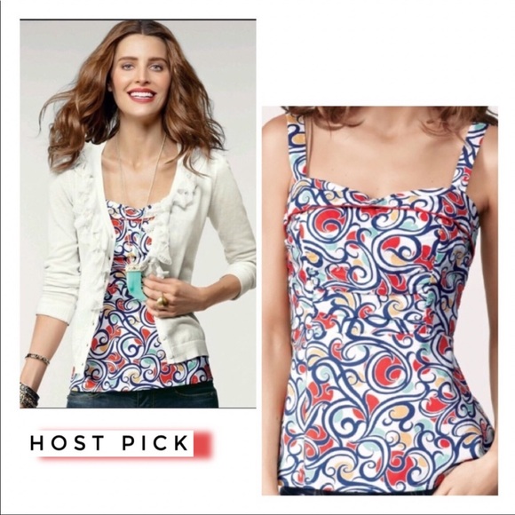 CAbi Tops - CAbi MULTI-COLOR CAMI TOP SIZE 4